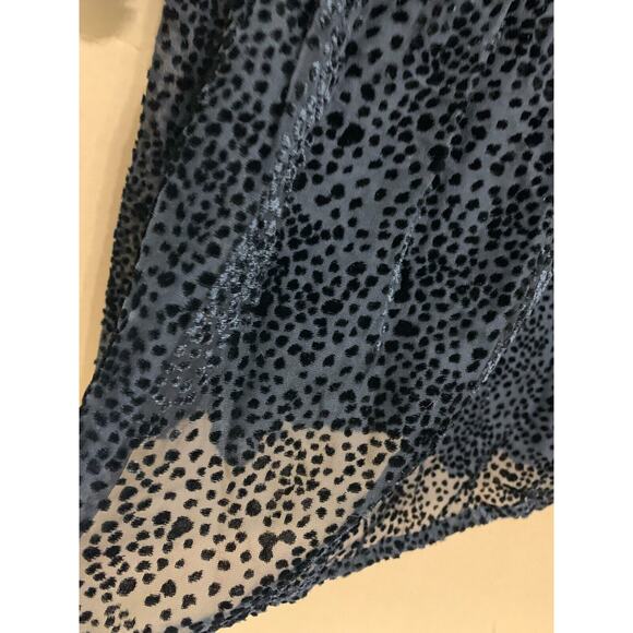 COPPER & BLACK by FAT FACE Burn Out Black LEXI DEVORE Party Dress Sz 8 NWT - Picture 12 of 14